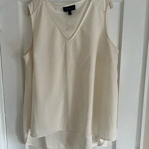 Lane Bryant Women's Cream Sleeveless Top size 18/20W